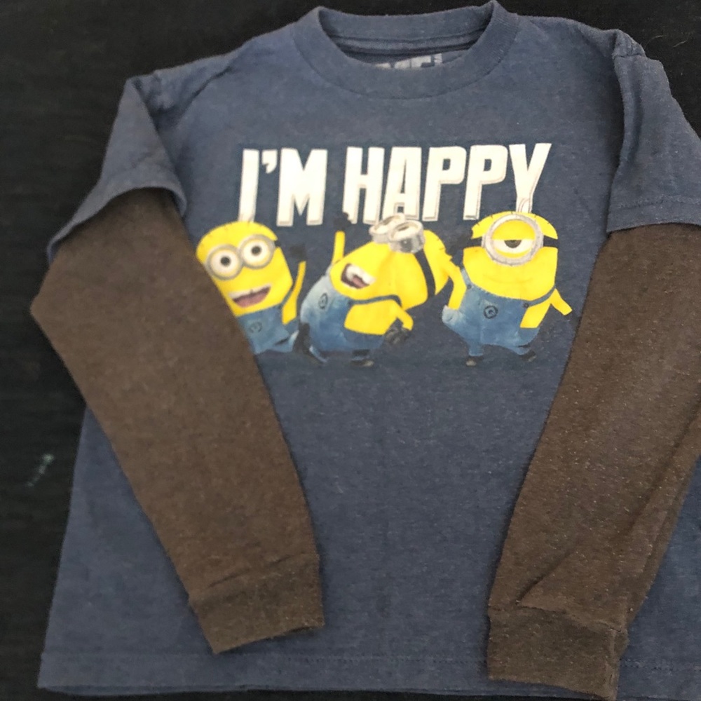 Sz S Boys Despicable Me Long Sleeve Shirt